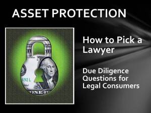 ASSET PROTECTION DUE DILLIGENCE