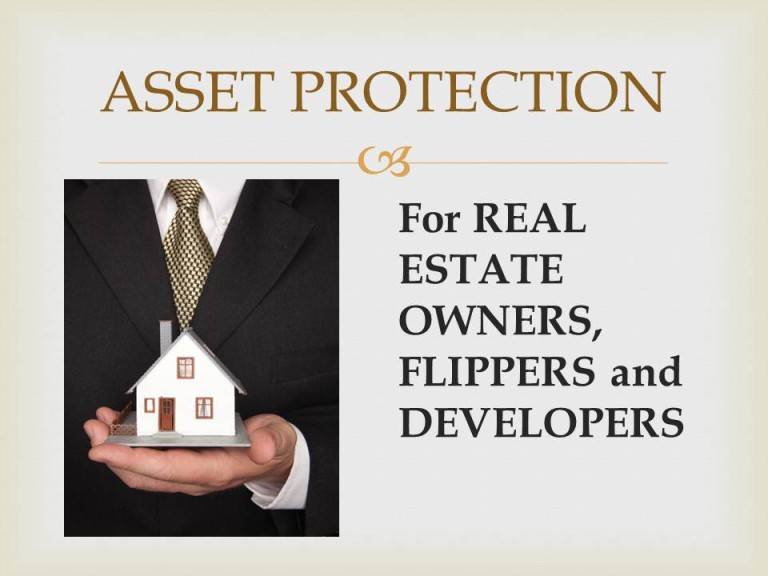 Asset Protection Tips for Real Estate Investors & Owners Pro Asset