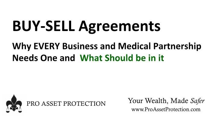 Asset Protection law expert Ike Devji on why every partnerships needs a buy-sell plan