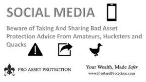 SOCIAL MEDIA AND ASSET PROTECTION